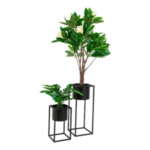 Marla Blomsterstandere - 2 blomsterstandere i sort