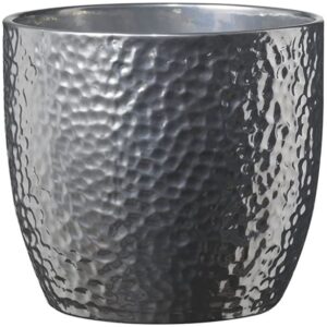 Soendgen Keramik - Boston urtepotteskjuler Ø13-Ø35 cm - Metallic - Ø13 H12 cm