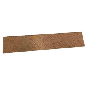 Græskant i råjern H: 24, L: 120 cm.