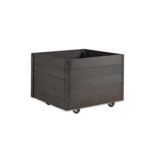 Komposit højbed 60 x 60 x 40 Med bundplade og hjul (+495 kr)
