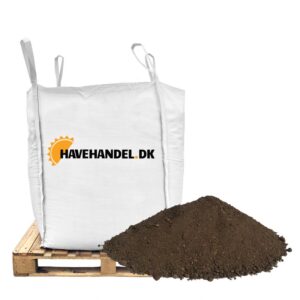 Fint harpet muld 0-15 mm. 1000 kg