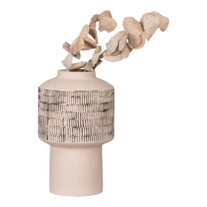 Keramik Vase - Lysebrun H28 cm