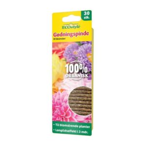 Gødningspinde til blomster, 30 stk - ECOstyle